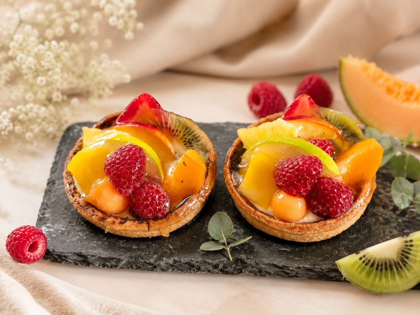 Tarte Méli-mélo aux fruits frais